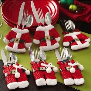 Christmas Silverware Holders 12pcs